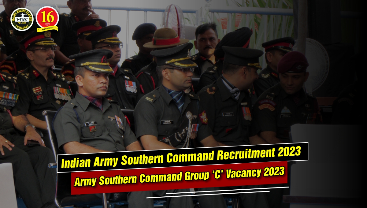 Army HQ Southern Command Recruitment 2023 Indian Army Exam